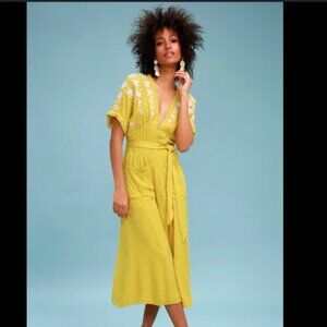 Free People Love to Love You Embroidered Dress